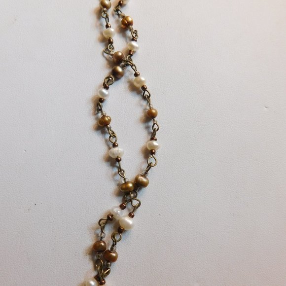 Vintage Cookie Lee Beaded Medallion Necklace - Picture 3 of 11